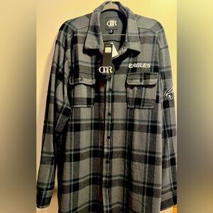 Eagles Plaid Darius Rucker Button-Up Shirt